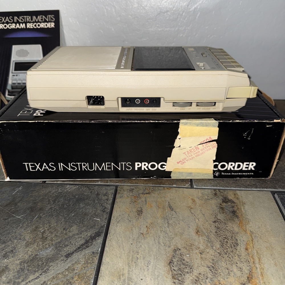 1982 TEXAS INSTRUMENTS Program Recorder PHP2700 In Box Fully Tested - Picture 3 of 11